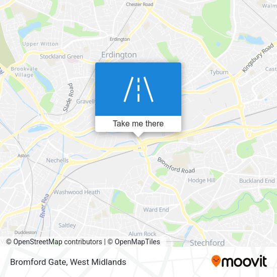 Bromford Gate map