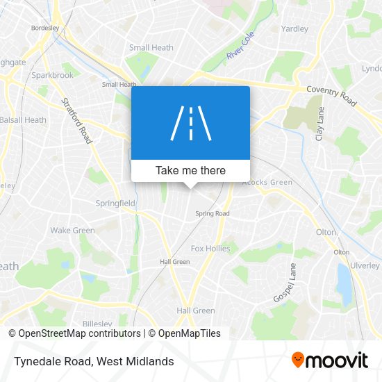 Tynedale Road map