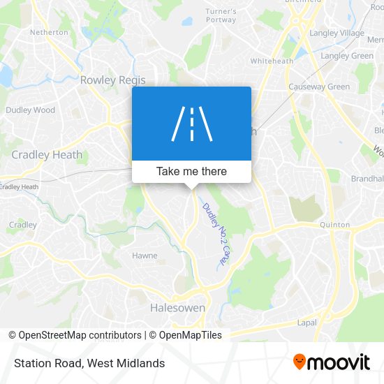 Station Road map