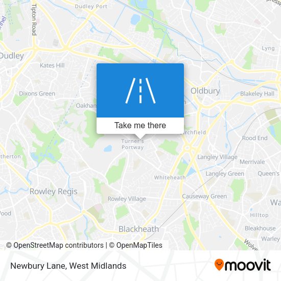 Newbury Lane map