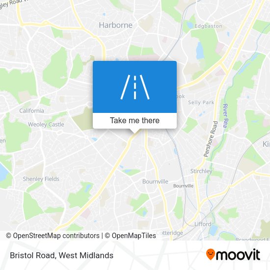 Bristol Road map