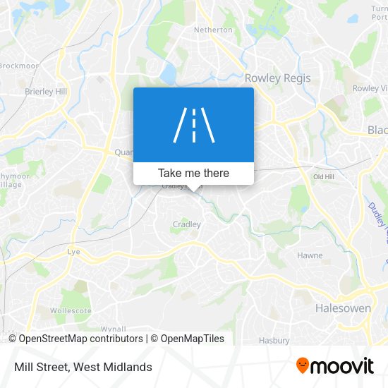 Mill Street map