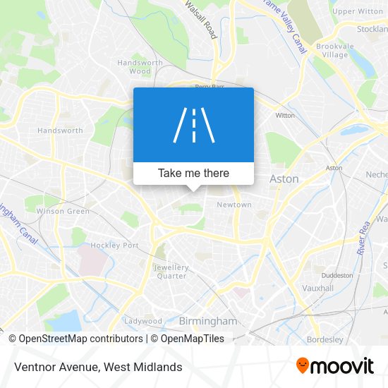 Ventnor Avenue map
