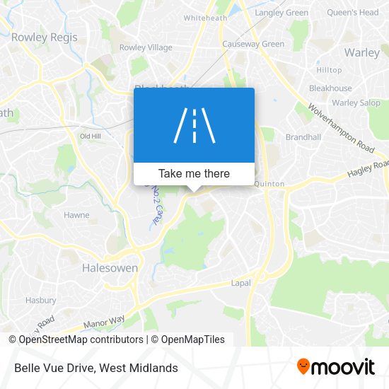 Belle Vue Drive map