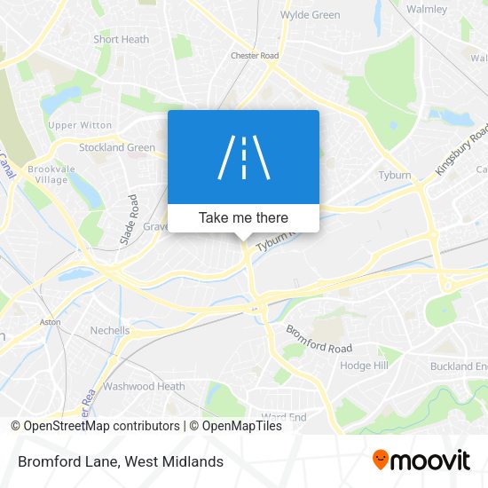 Bromford Lane map
