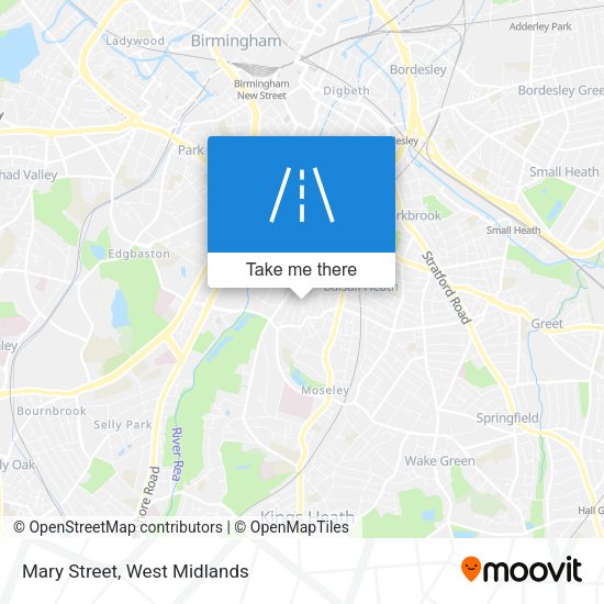 Mary Street map