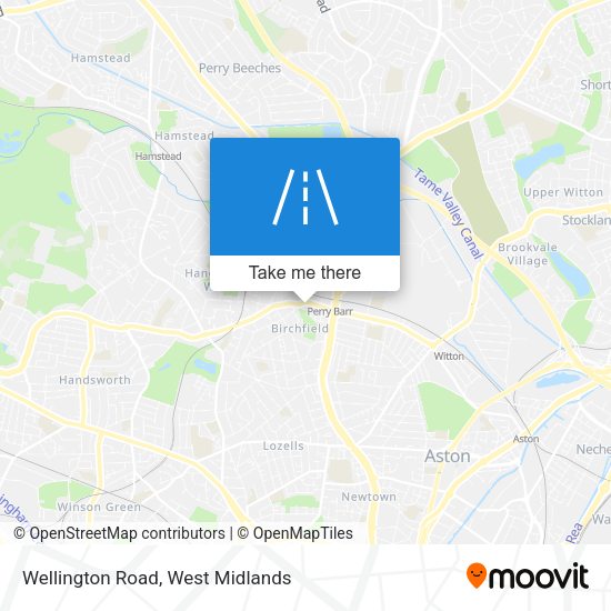 Wellington Road map