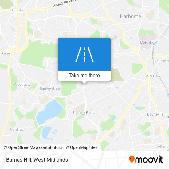 Barnes Hill map