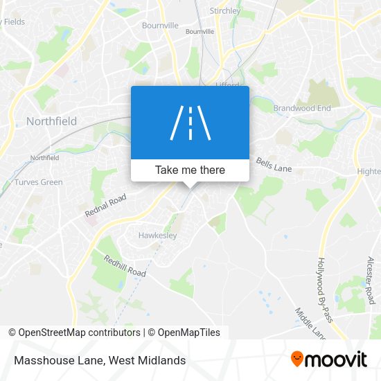 Masshouse Lane map