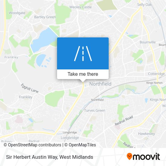 Sir Herbert Austin Way map