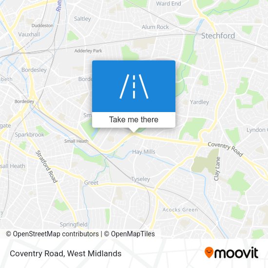 Coventry Road map