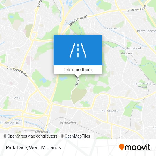 Park Lane map