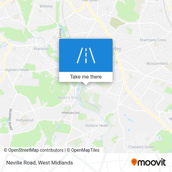 Neville Road map