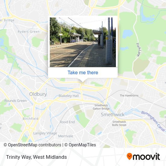 Trinity Way map