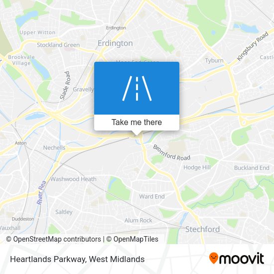 Heartlands Parkway map