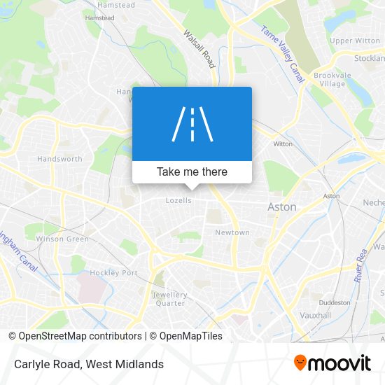 Carlyle Road map