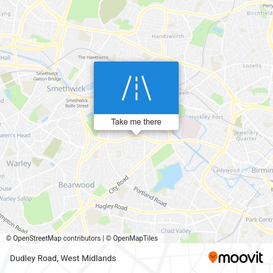 Dudley Road map