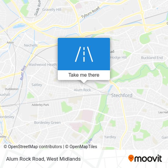 Alum Rock Road map