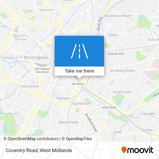 Coventry Road map
