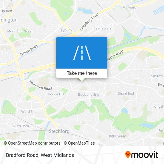Bradford Road map