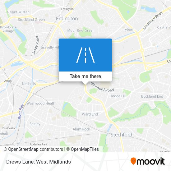 Drews Lane map