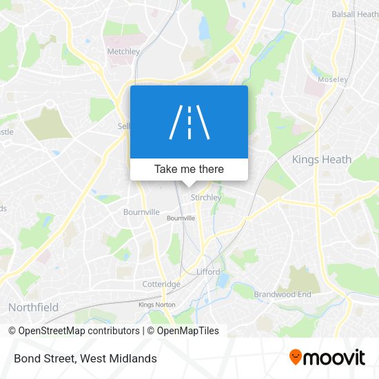 Bond Street map