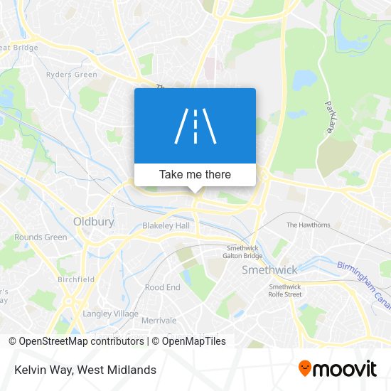 Kelvin Way map