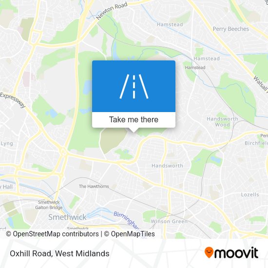 Oxhill Road map
