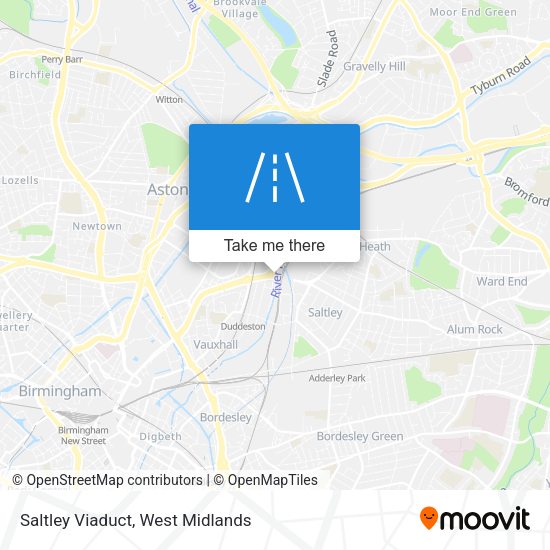 Saltley Viaduct map
