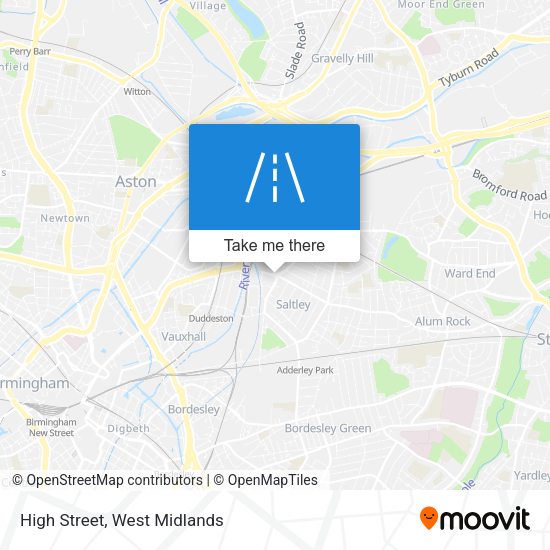 High Street map
