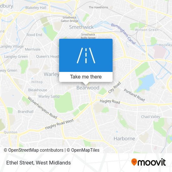 Ethel Street map