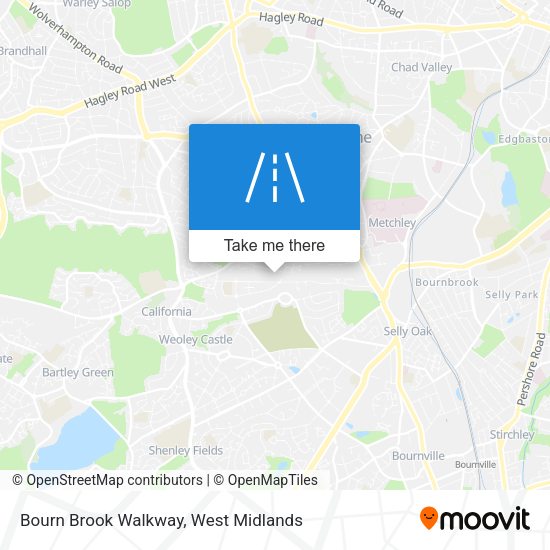 Bourn Brook Walkway map
