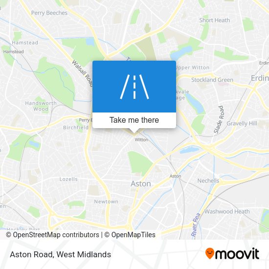 Aston Road map