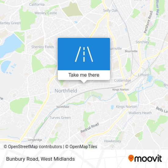 Bunbury Road map