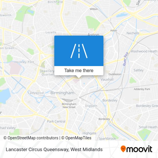 Lancaster Circus Queensway map