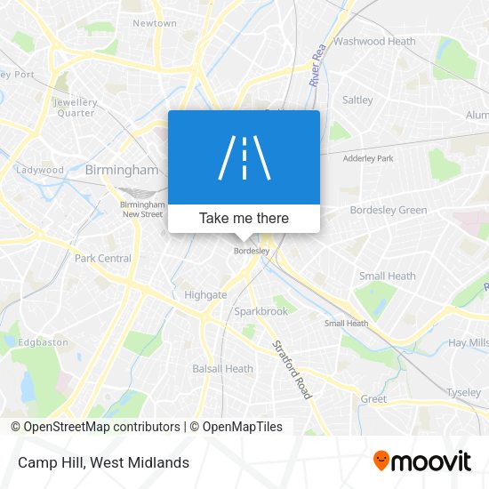Camp Hill map
