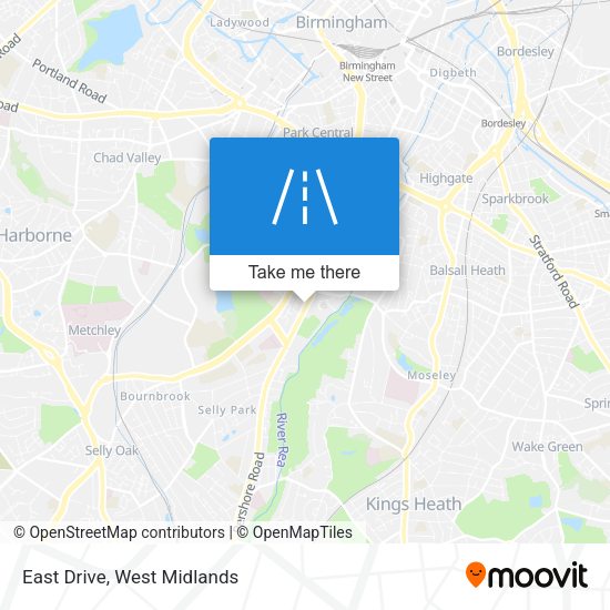 East Drive map