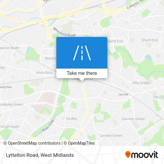 Lyttelton Road map