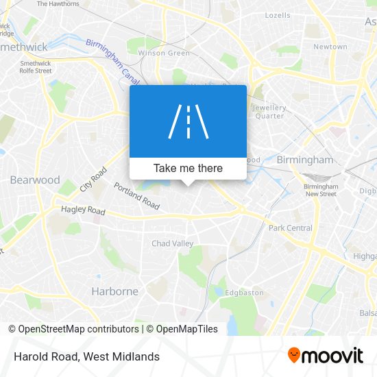 Harold Road map