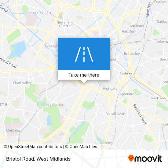 Bristol Road map