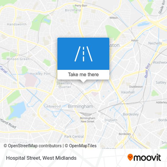 Hospital Street map