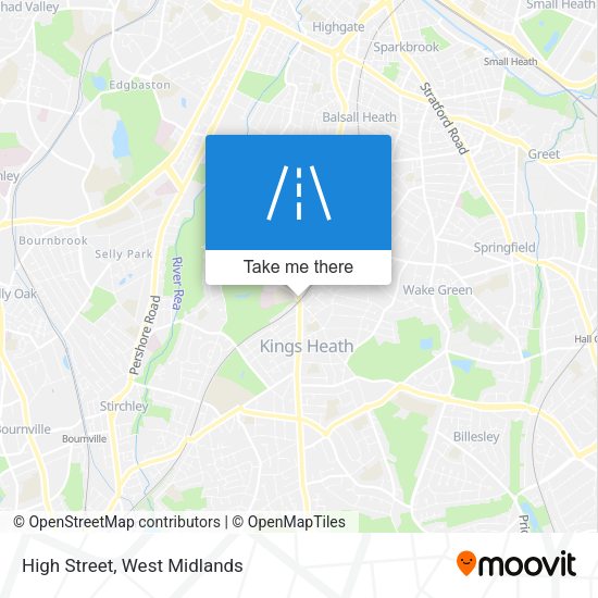 High Street map