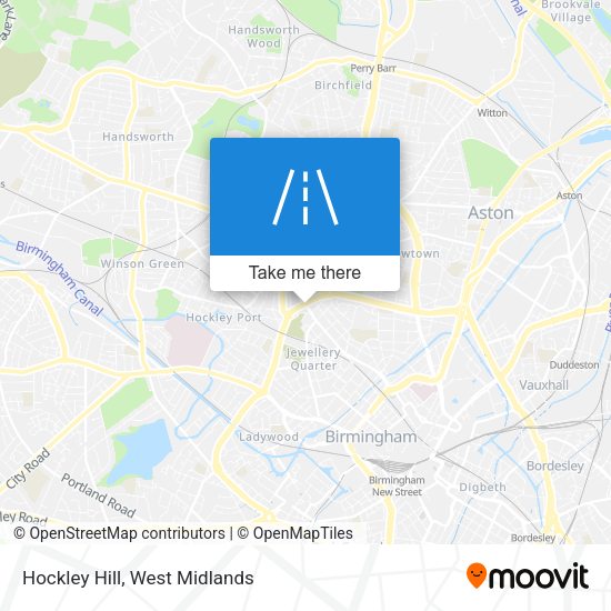 Hockley Hill map