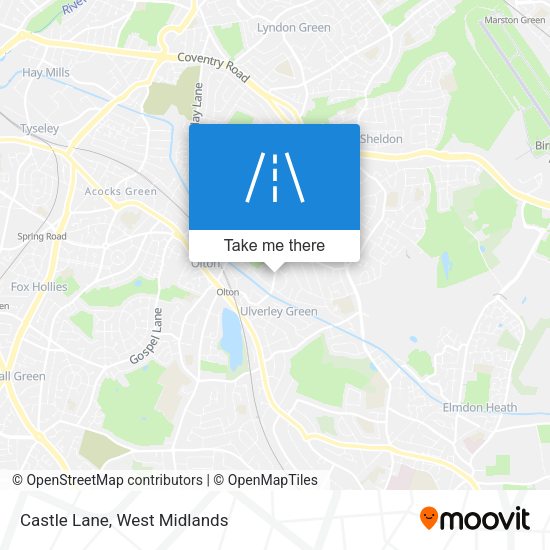 Castle Lane map