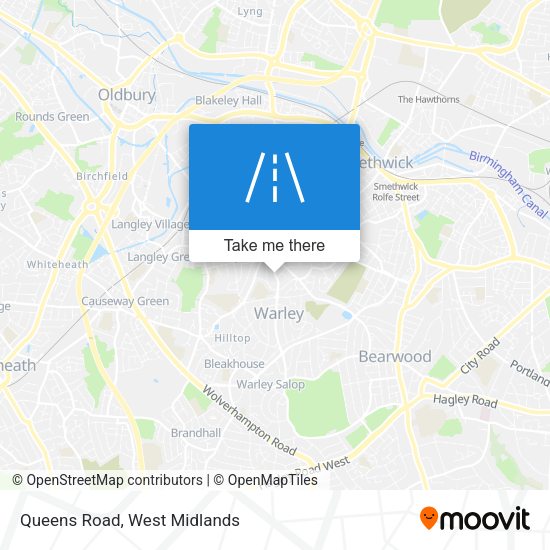 Queens Road map