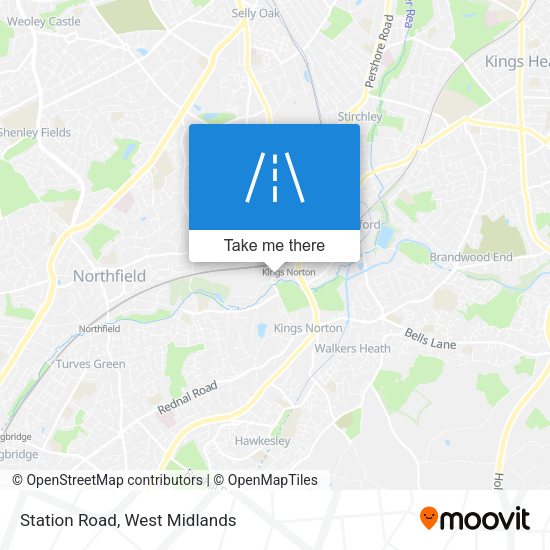 Station Road map