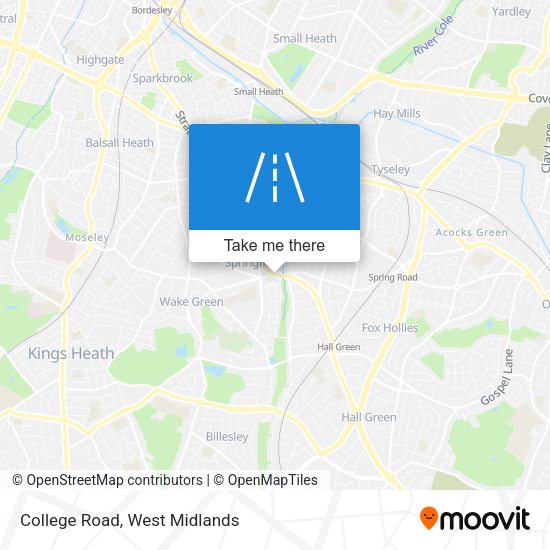 College Road map