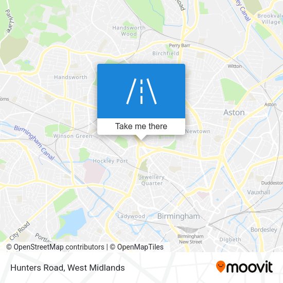 Hunters Road map
