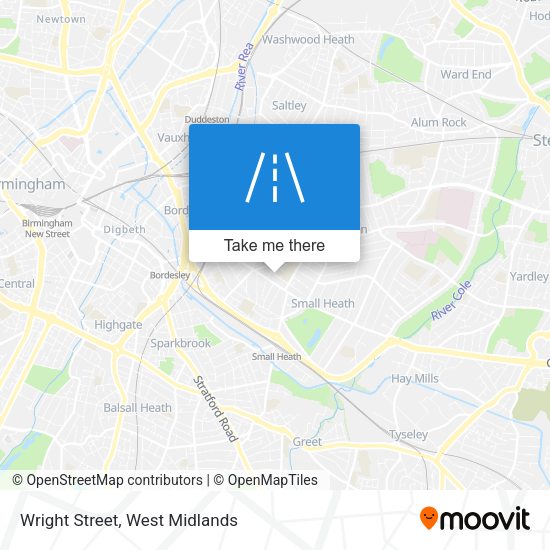 Wright Street map