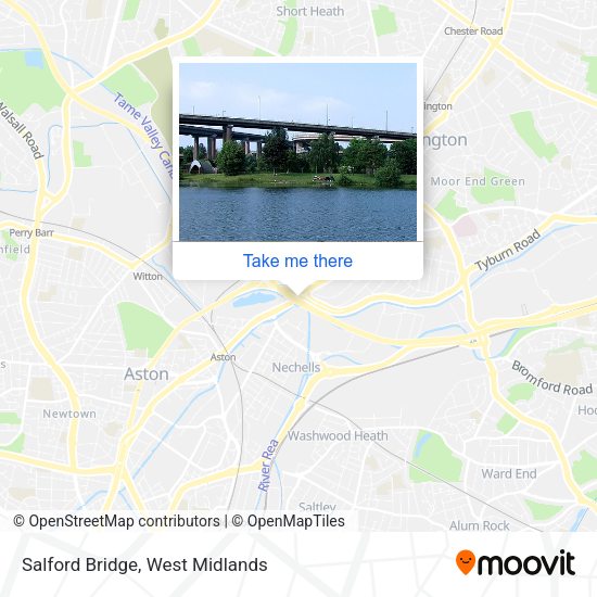 Salford Bridge map
